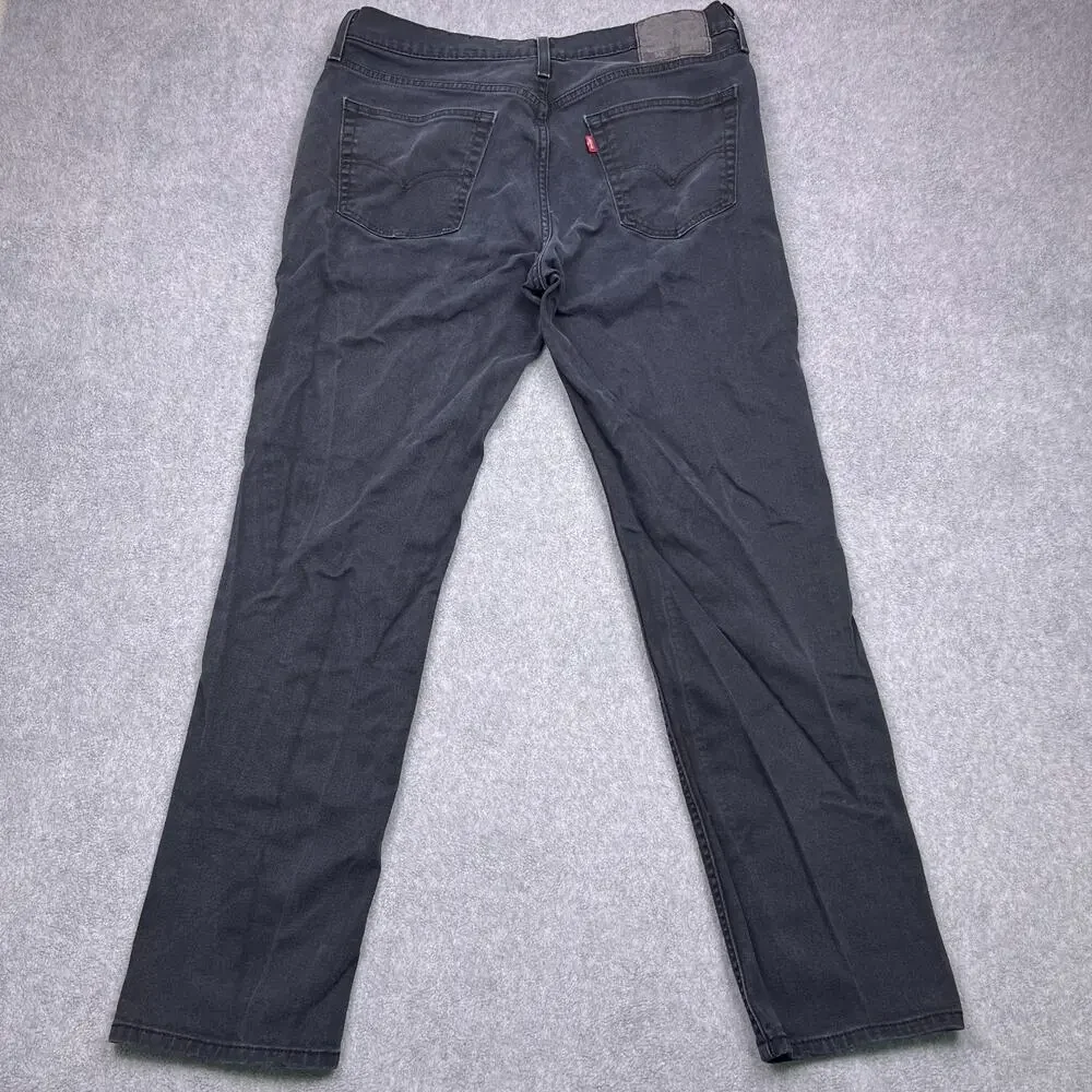 Levi's‎ 541 Tapered Jeans Mens 34x34 (Fits 34x32) Black Denim